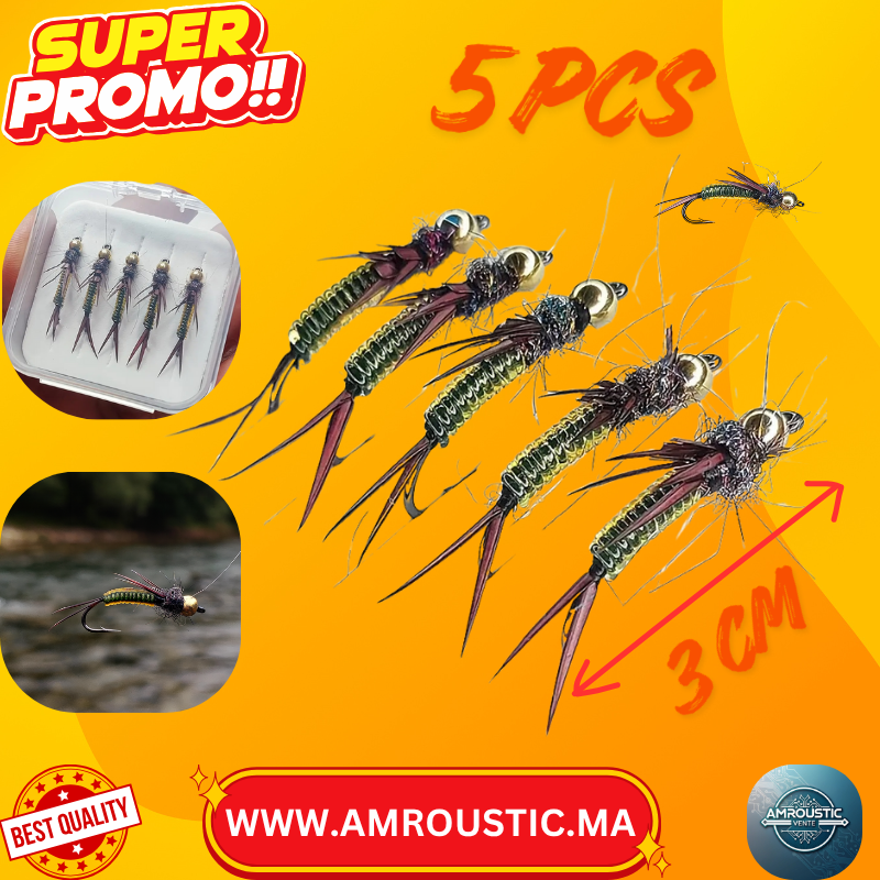 Lot de 5 Appâts de Mouche