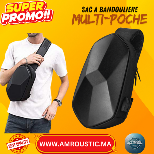 Sac a Bandoulière Homme avec port USB