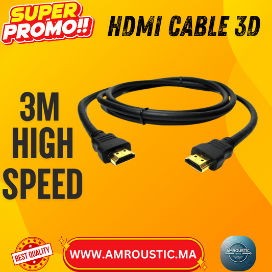 câble HDMI 3M high speed