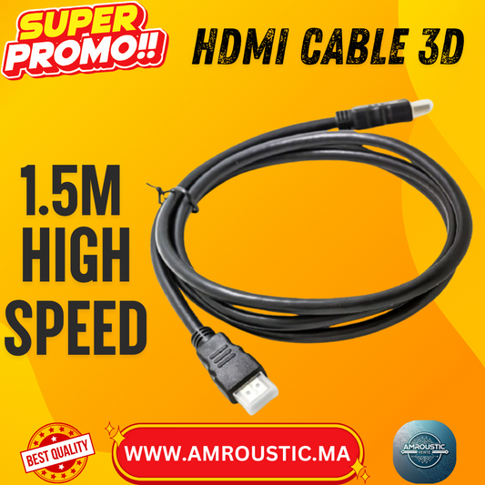 câble HDMI 1.5M high speed
