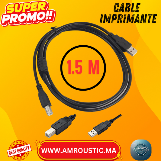 Cable imprimante 1.5 M