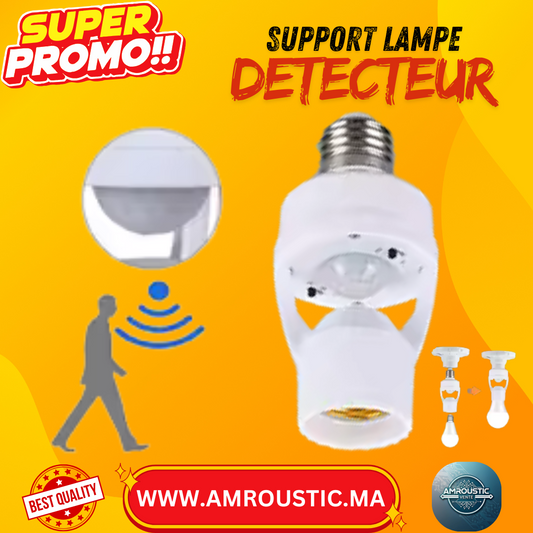 Support de Lampe  Détecteur Automatique du Mouvement