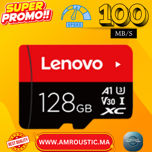 Carte Mémoire Lenovo 128 Go MicroSD