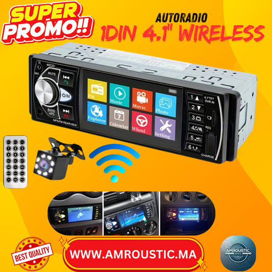 Autoradio Bluetooth avec camera de recul