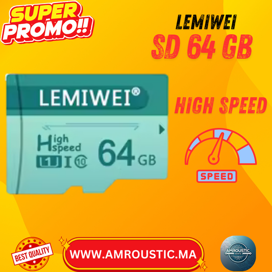 Carte Mémoire MicroSDHC 64GB