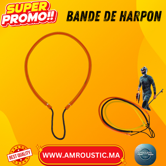 Bandes en caoutchouc pour harpon
