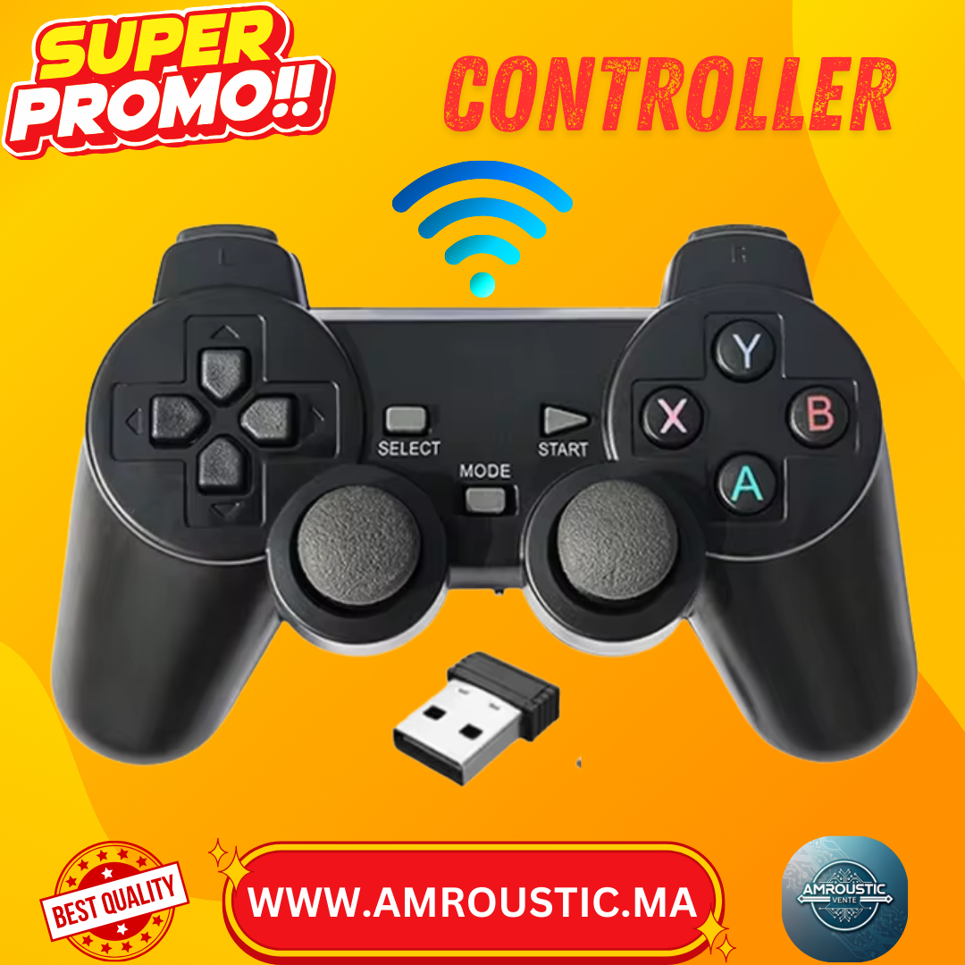 Manette de jeu sans fil 2.4 GHz
