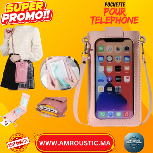 sac à bandoulière en cuir PU