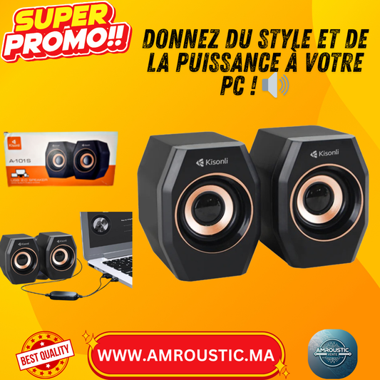 Enceintes PC Kisonli A-101S