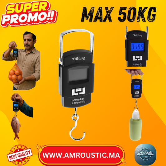 Balance Électronique Portable LCD 50 kg