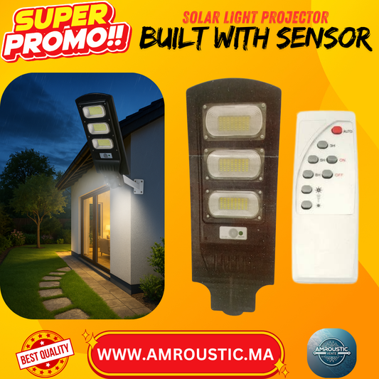 Lampe Solaire Extérieure – Éclairage Public Sans Électricité