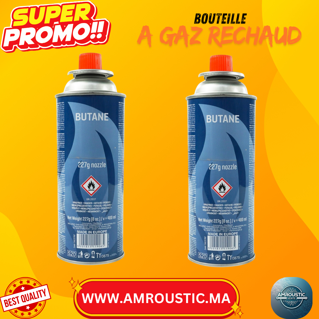 Cartouche de Gaz Rechaud 227g Universelle 2pcs