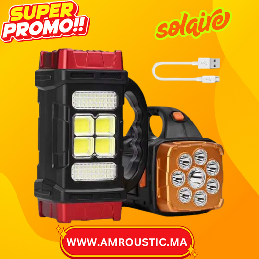 lampe solaire multifonctionnelle