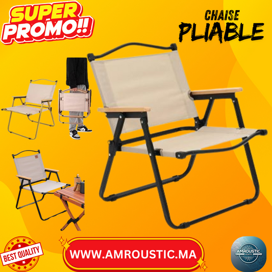 Chaise pliable portable