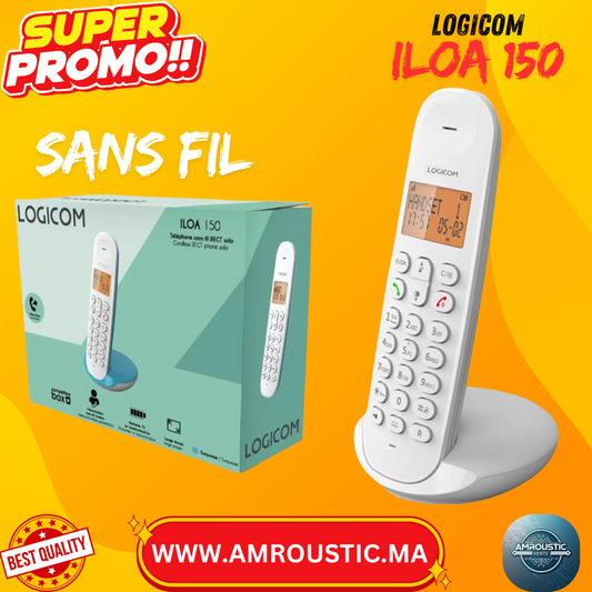 Téléphone Sans Fil Logicom ILOA 150