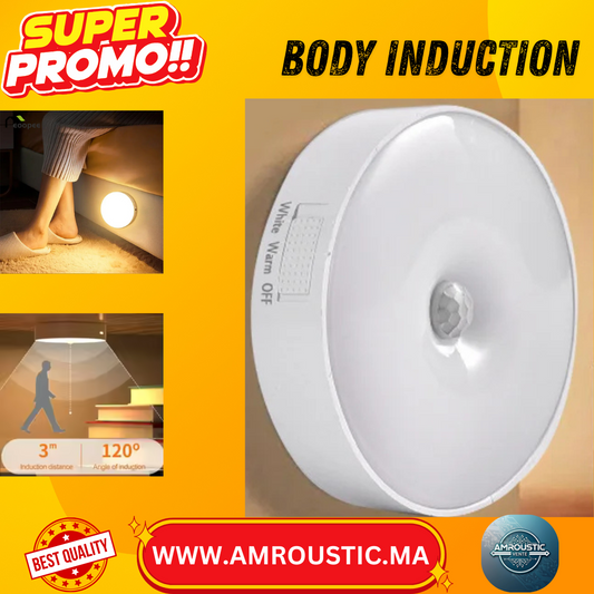 lampe détecteur de mouvement rechargeable