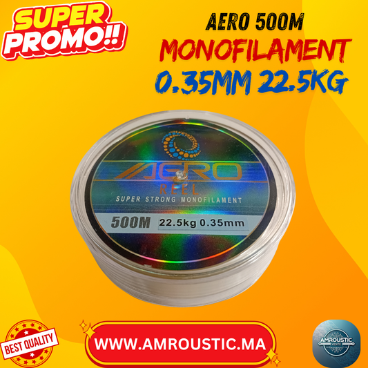 خيط صيد 500 متر 0.35 مم/22.5 كجم AERO