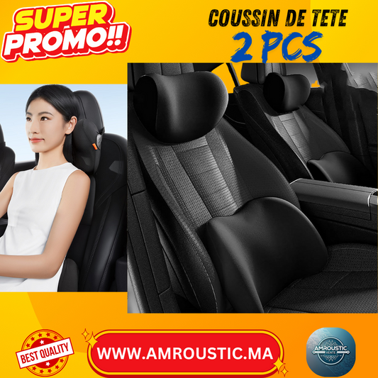 Coussin de tète et dos 2 pcs