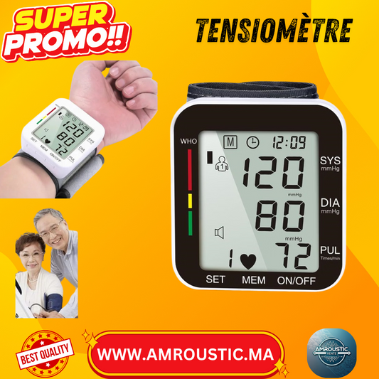 Tensiomètre Électronique au Poignet