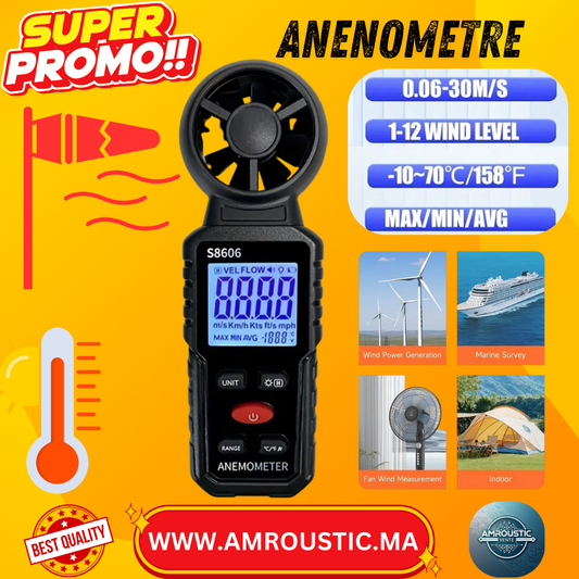 anémomètre ( mesure du vent et température ) S8606