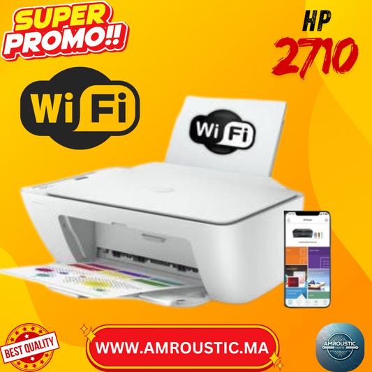طابعة HP 2710 ملونة واي فاي