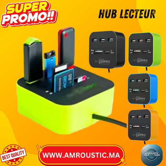 Lecteur Cartes Hub USB