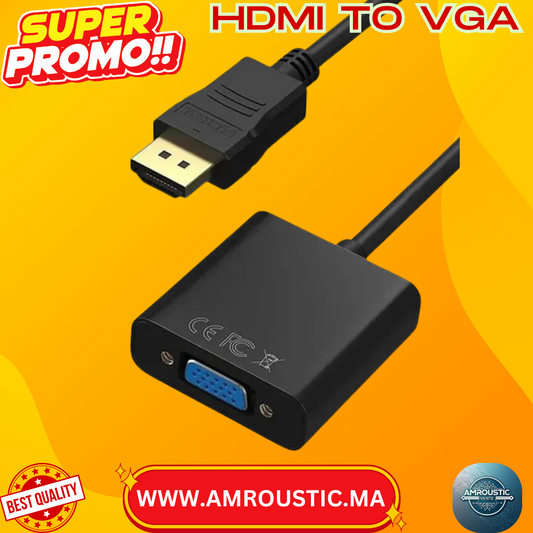 HDMI ذكر إلى VGA أنثى