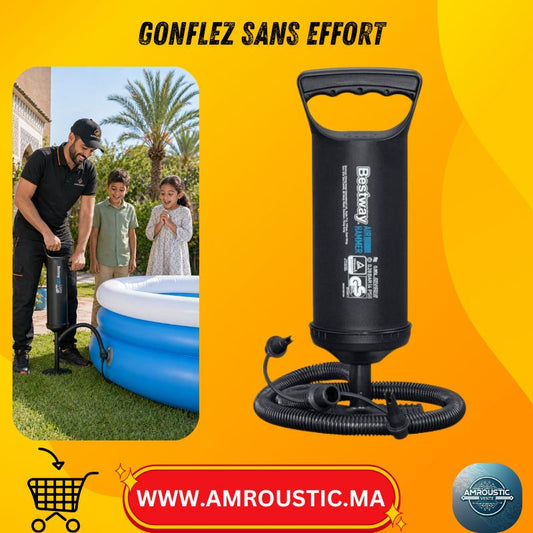 مضخة هواء يدوية Bestway Air Hammer 0.85 لتر - 4 رطل لكل بوصة مربعة