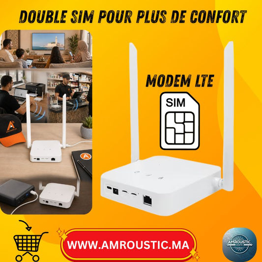 جهاز توجيه WiFi 4G LTE ثنائي الشريحة TD954G2 V6.0 بسرعة 300 ميجابت في الثانية مع منفذ إيثرنت، ومنفذ Type-C، ومنفذ تيار مستمر 12 فولت