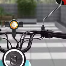 feu avant vélo trottinette