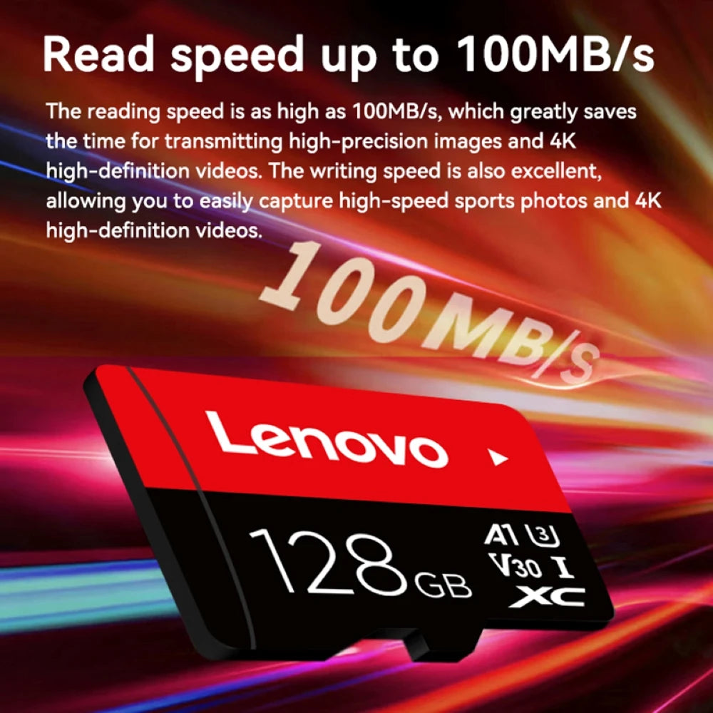 Carte Mémoire Lenovo 128 Go MicroSD