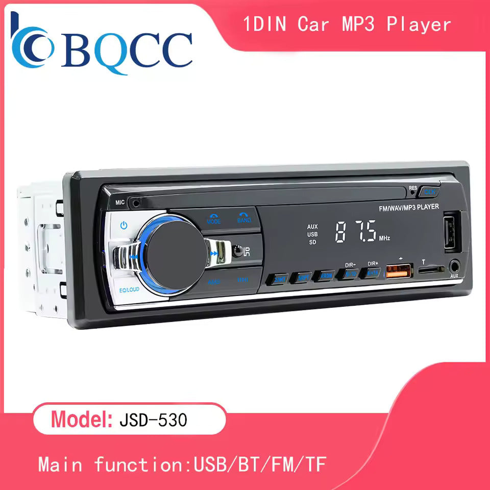 مشغل راديو سيارة JSD-530 بلوتوث مع جهاز تحكم عن بعد