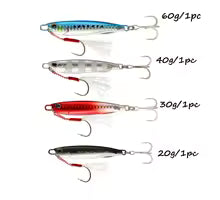 Leurre de pêche en métal Jig 4 pcs