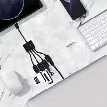 OTG micro 4 ports 3 usb et 1 alimentation