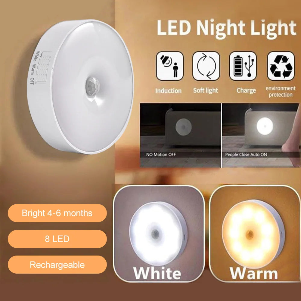 lampe détecteur de mouvement rechargeable