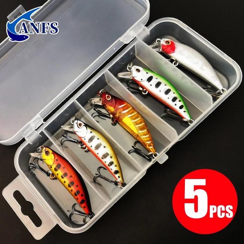 leurres de pêche 5 pcs