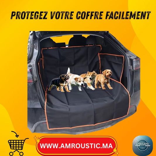 Tapis de coffre voiture antidérapant ultra-résistant avec protection intégrale anti-rayures
