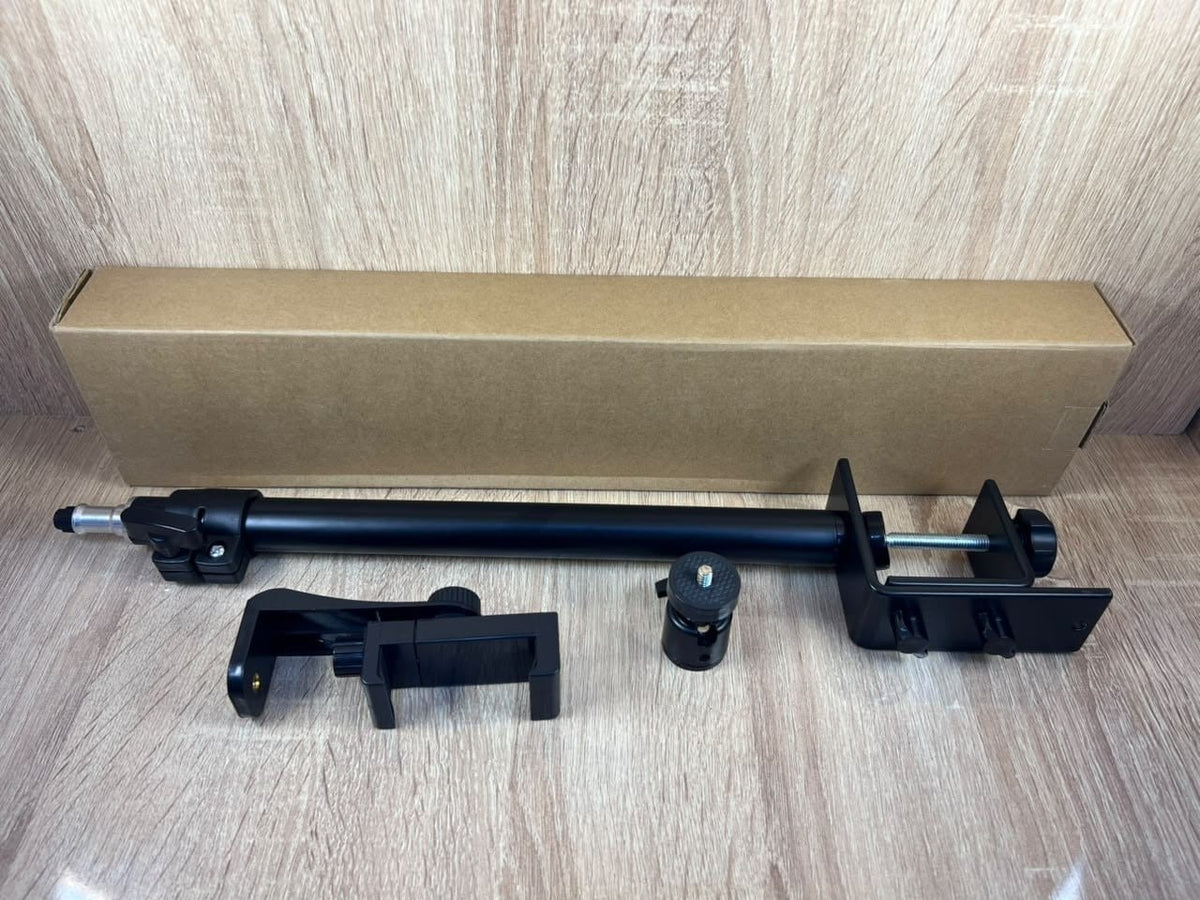 Support de bureau extensible 70 cm pour téléphone, caméra et projecteur