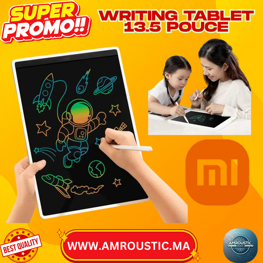 Xiaomi Tablette d’écriture LCD 13,5" Colorful + Stylet – Bloc-notes & Dessin Numérique Réutilisable