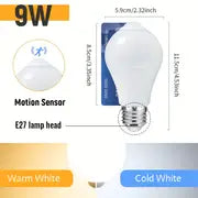 مصباح استشعار الحركة LED