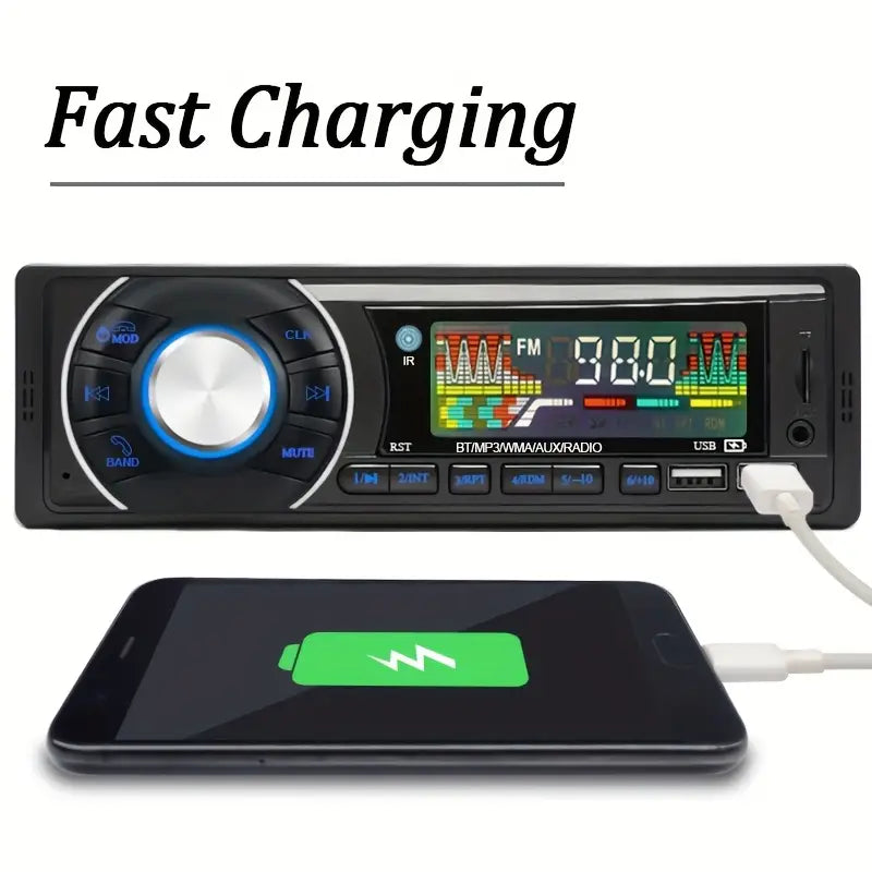 Autoradio voiture 1Din bluetooth