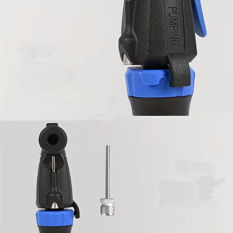 Mini Pompe a Velo Portable avec Support de Fixation et Aiguille pour Ballon