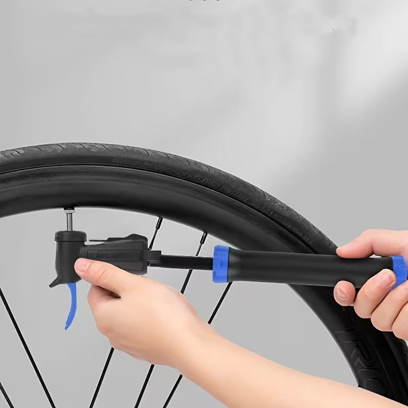 Mini Pompe a Velo Portable avec Support de Fixation et Aiguille pour Ballon