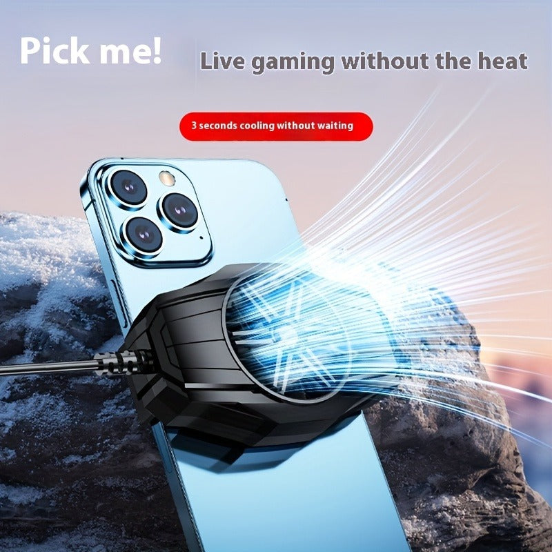 Ventilateur Refroidisseur de Téléphone pour Gaming – Mini Radiateur USB avec Clip