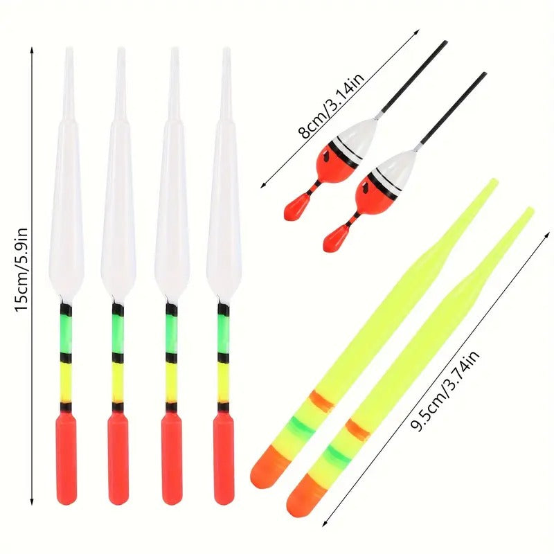 مجموعة عوامات صيد مكونة من 15 قطعة