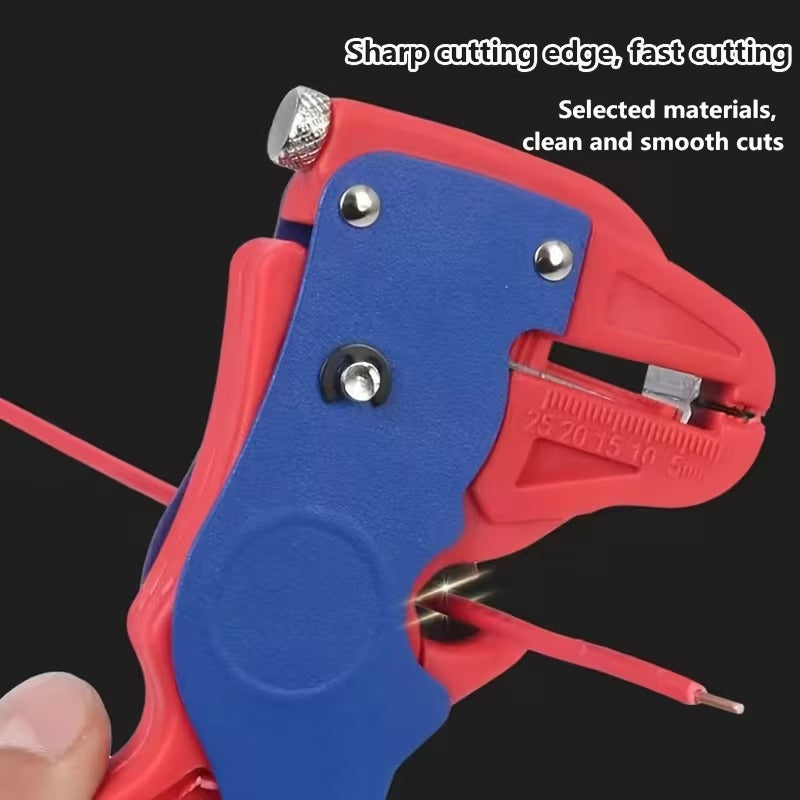 Pince à dénuder automatique 2-en-1 avec coupe-fil réglable