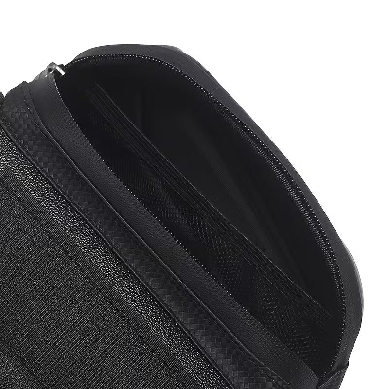 Sacoche Avant Vélo VTT avec Étui Téléphone – Double Poche Tube Supérieur Résistante aux Éclaboussures