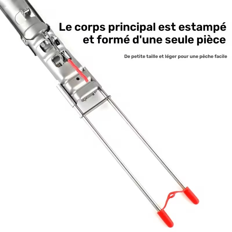 Support de canne à pêche automatique à double ressort – Piquet pliable