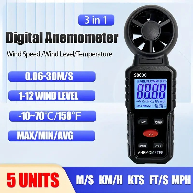 anémomètre ( mesure du vent et température ) S8606