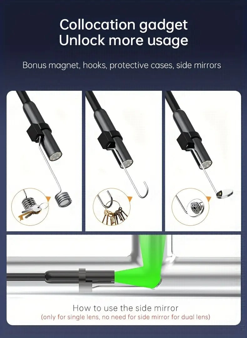 endoscope industriel Lens 8mm (câble 5m)